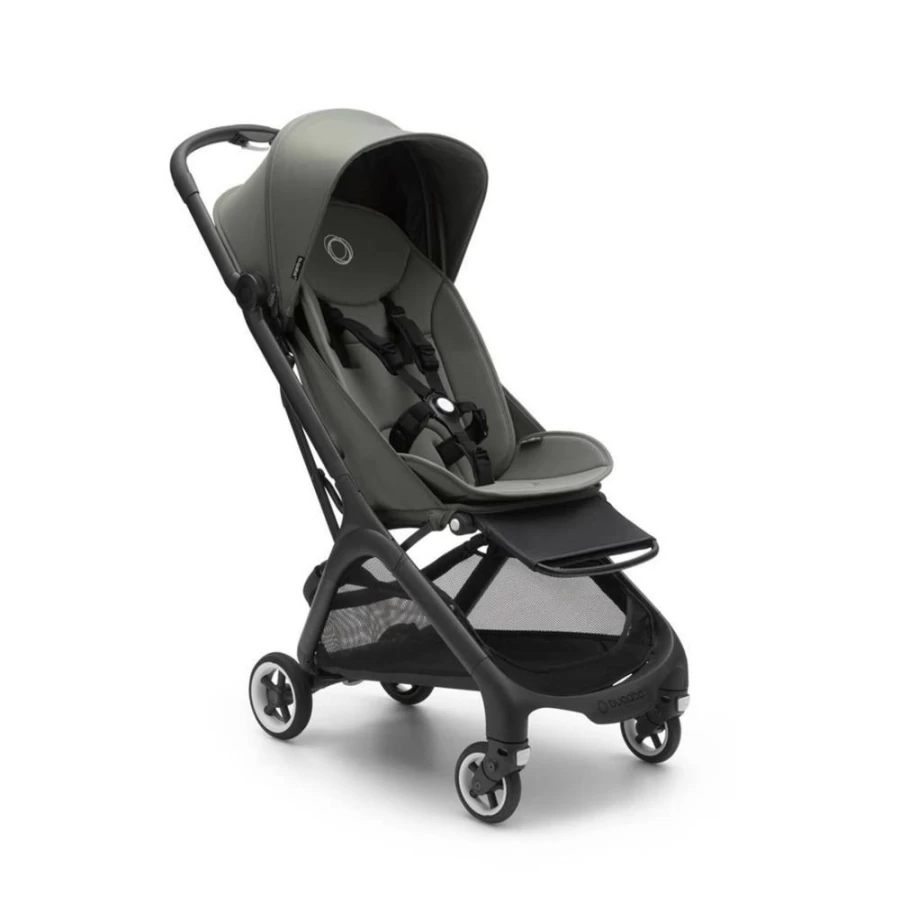Bugaboo Butterfly Stroller - Lightweight Travel Pushchair in Black & Forest Green