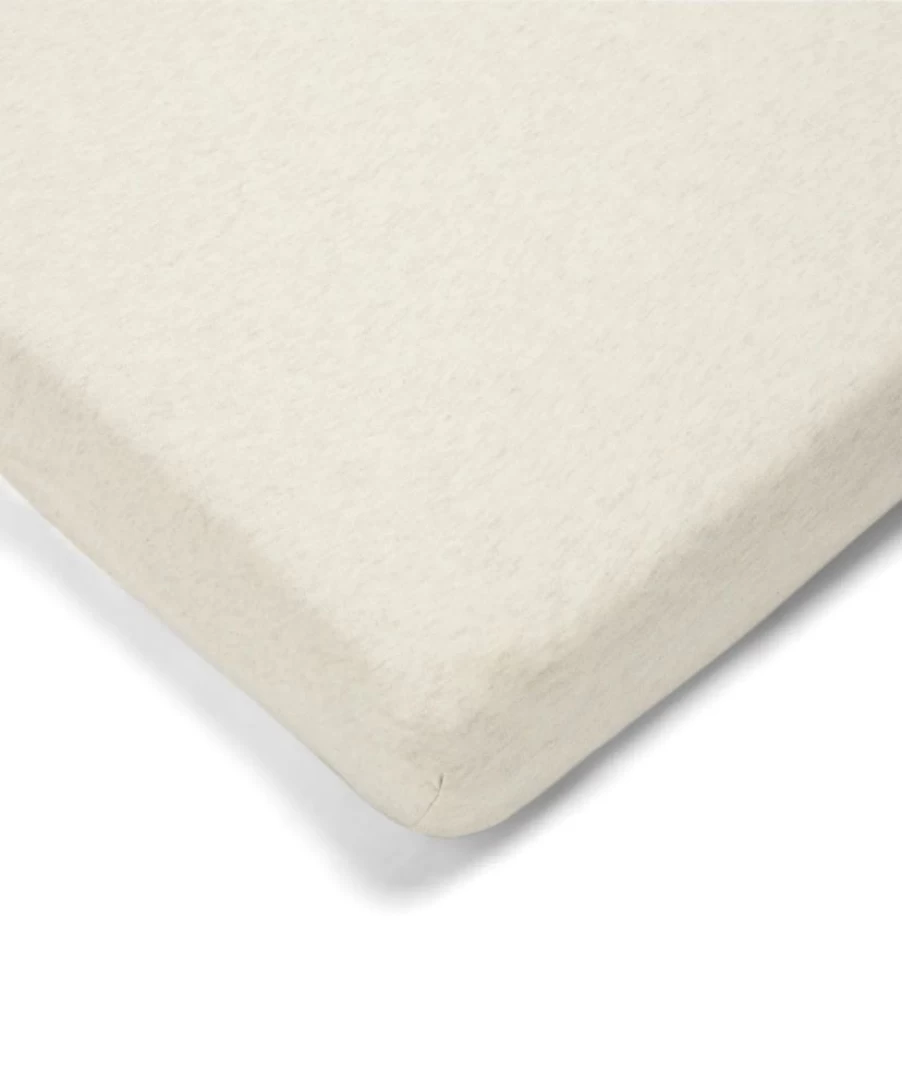 Mamas and Papas Oatmeal Single Cotbed Fitted Sheet - Soft Baby Nursery Bedding
