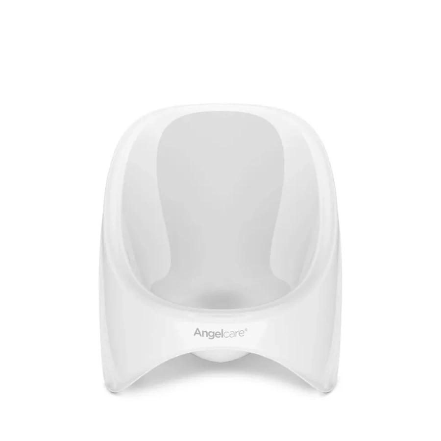 Angelcare 2-in-1 Baby Bathtub with Support for Newborns & Toddlers, White - Safe & Ergonomic Bathing Solution