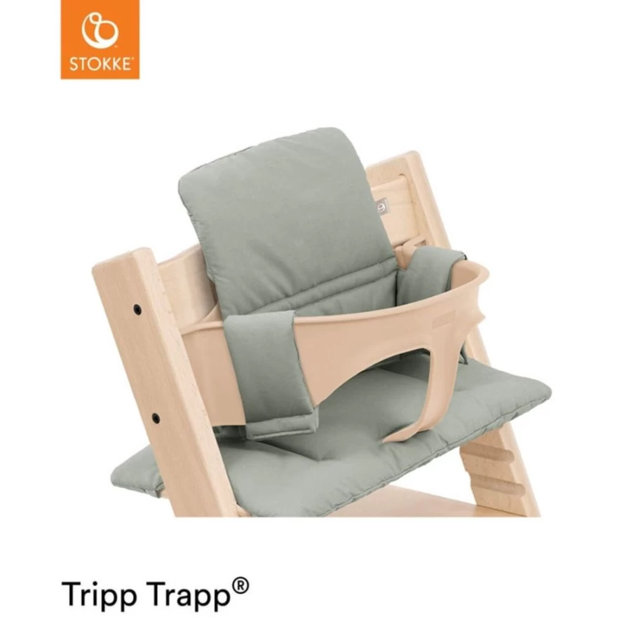 Stokke Tripp Trapp High Chair Cushion - Glacier Green, Premium Baby Support Pad for Ergonomics & Comfort