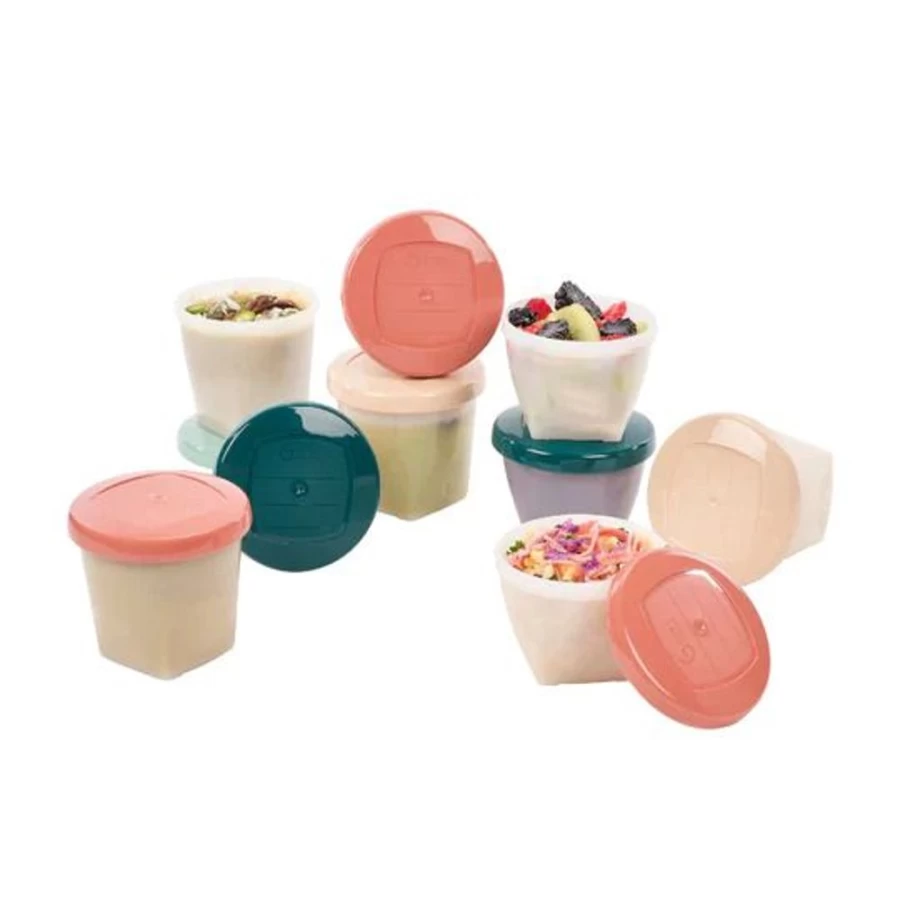 Babymoov Eco Babybols Food Storage Set - 2 Sizes, BPA-Free, Reusable Baby Food Containers