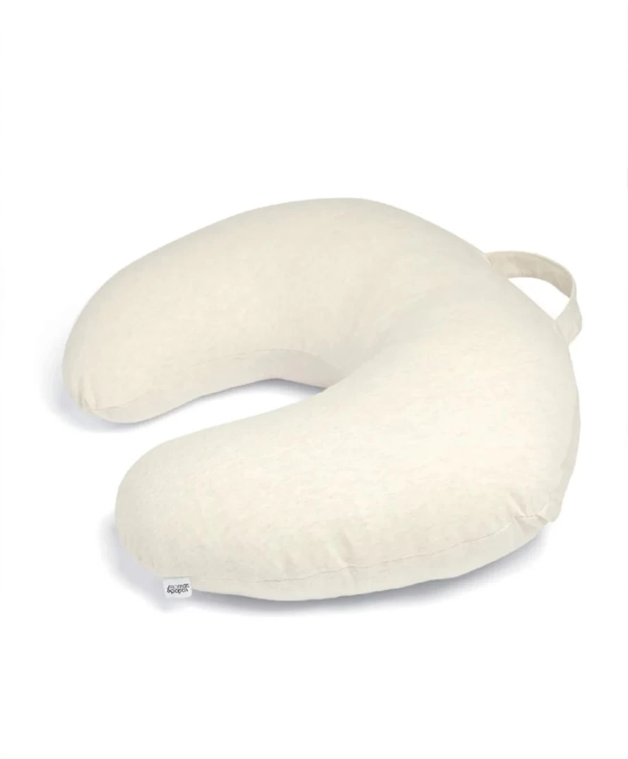 Mamas and Papas World Seedling Nursing Pillow - Soft Oatmeal Marl Support for Babies
