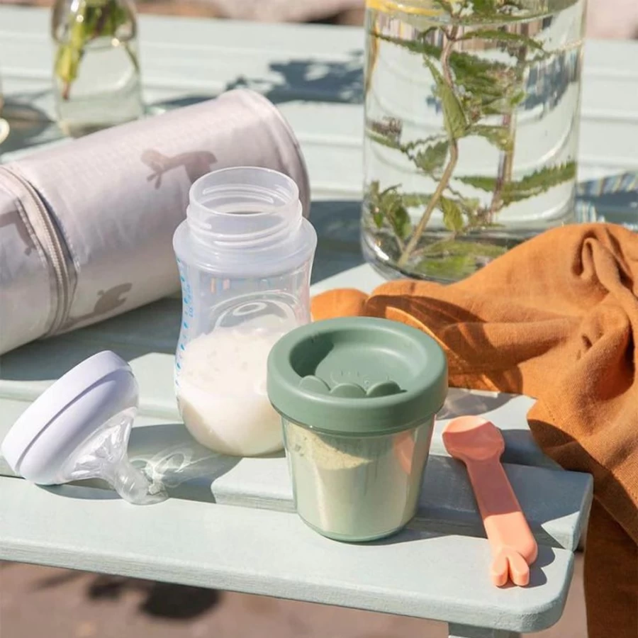 Done by Deer Baby Food Powder Storage Container - 3 Pack, BPA-Free, Airtight & Portable for On-the-Go Feeding