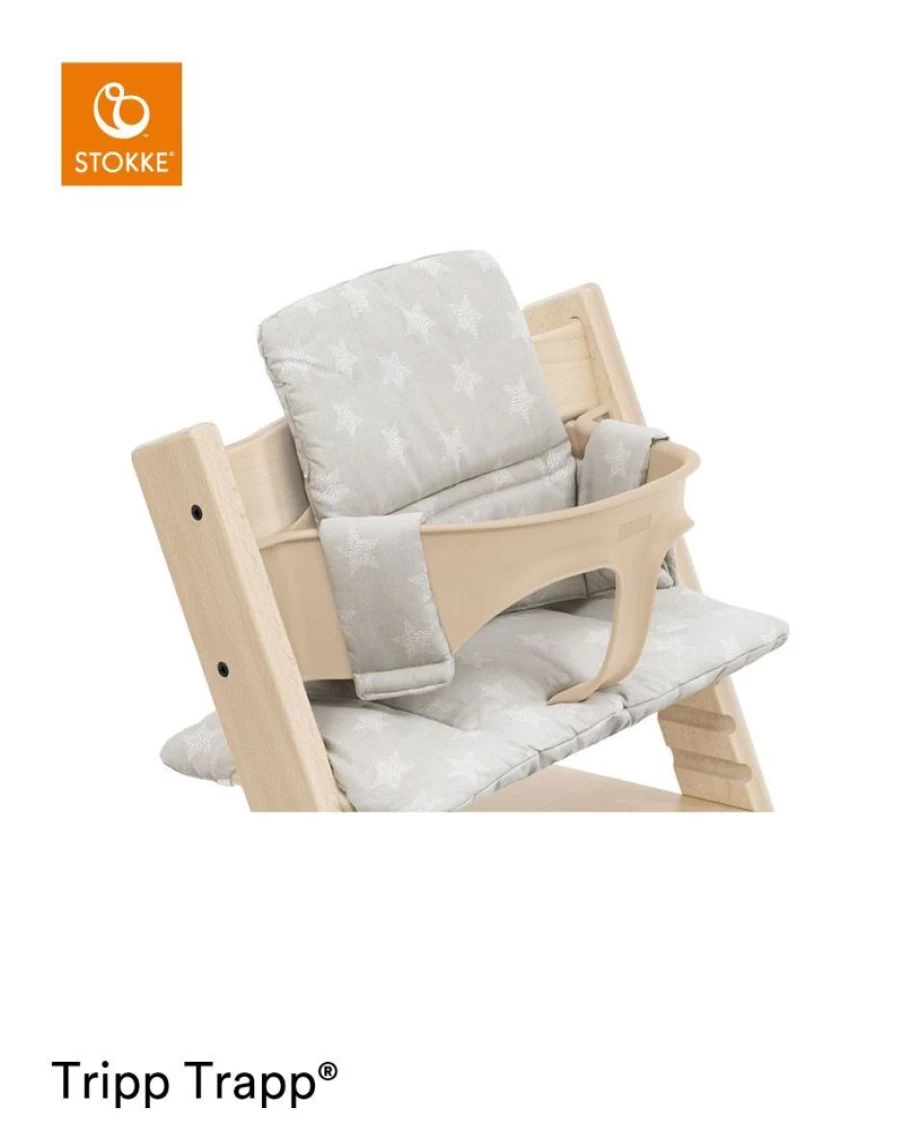 Stokke Tripp Trapp Classic High Chair Cushion - Star Silver for Baby & Toddler