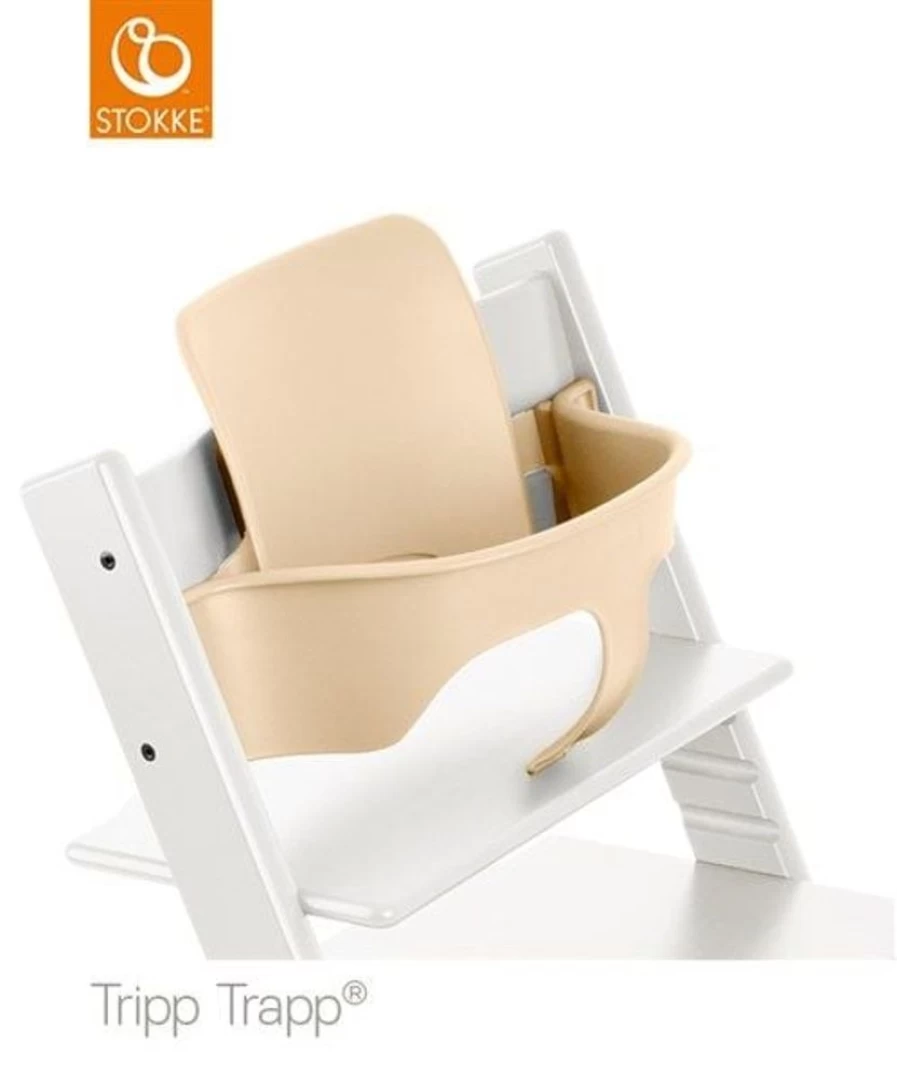 Stokke Tripp Trapp Baby Set - Natural Wood High Chair for Newborns & Infants