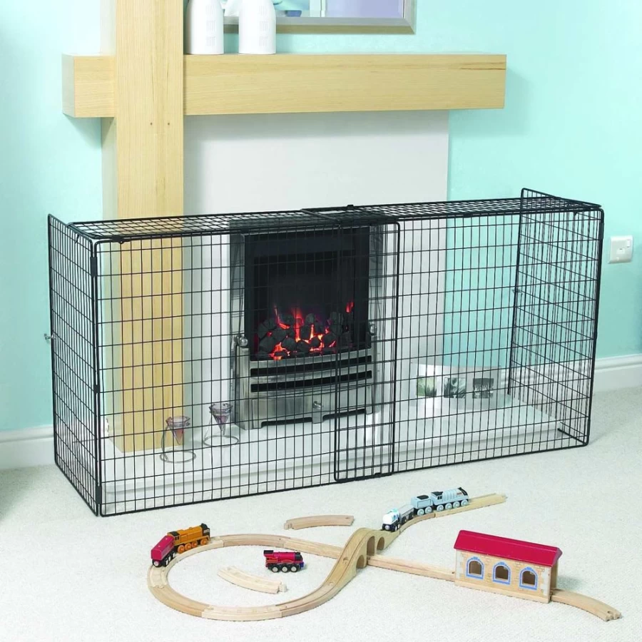 Clippasafe Baby Safety Fireguard – Adjustable Heat-Resistant Fireplace Guard for Childproof Home Protection