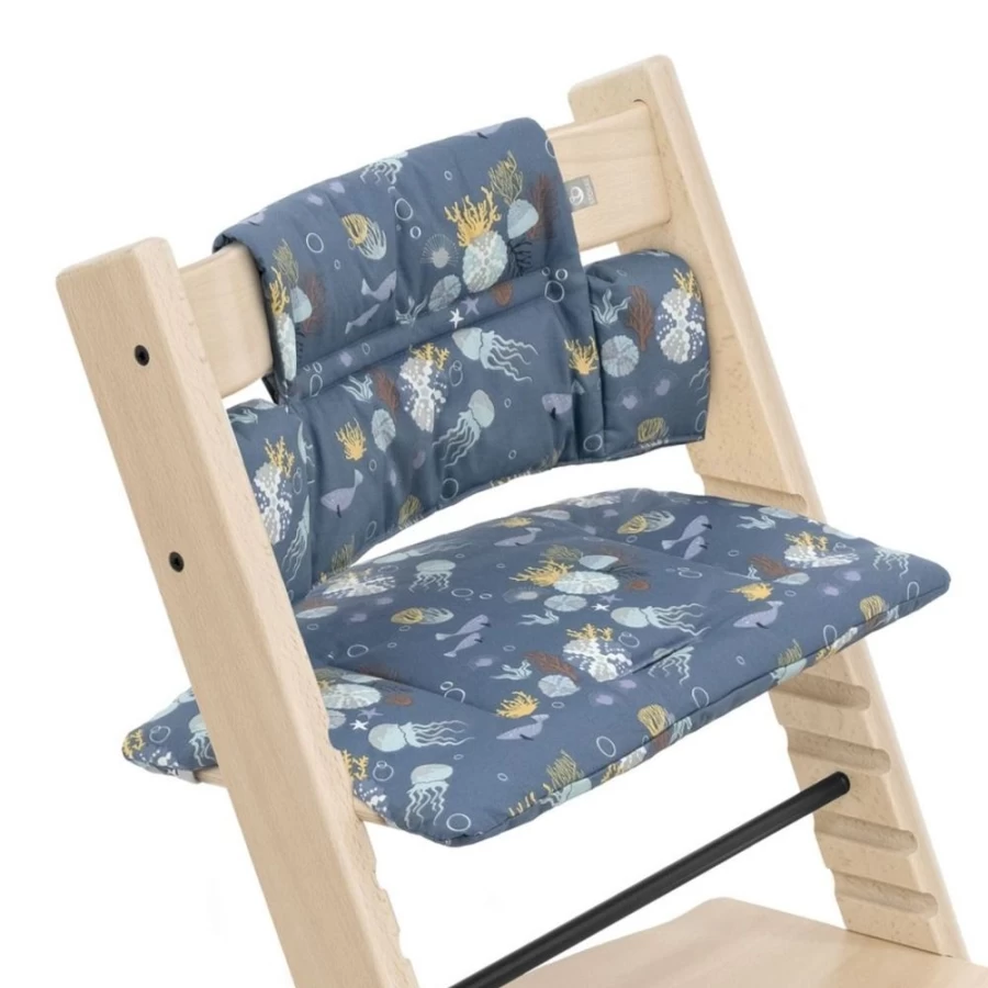 Stokke Tripp Trapp High Chair Cushion - Into The Deep Design for Comfort and Support