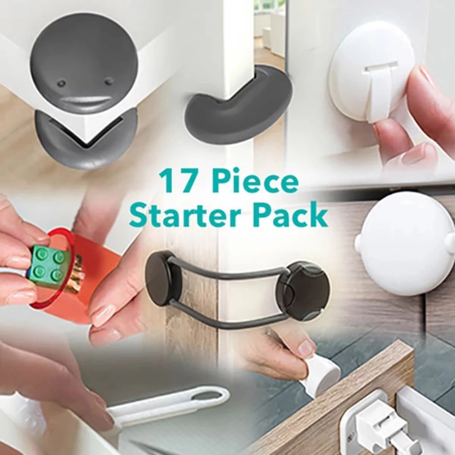 Fred 17-Piece Home Safety Starter Kit - Essential Safety Gear for Household Protection