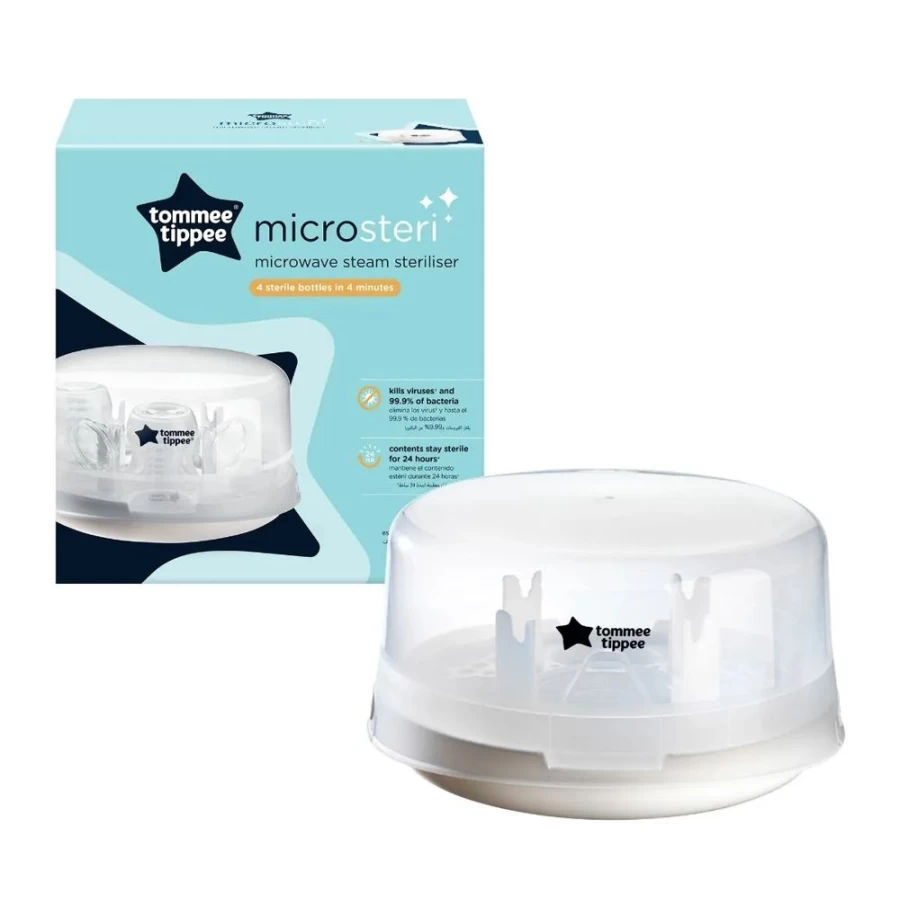 Tommee Tippee Electric Steam Sterilizer for Baby Bottles – Fast, Effective Microwave Sterilization