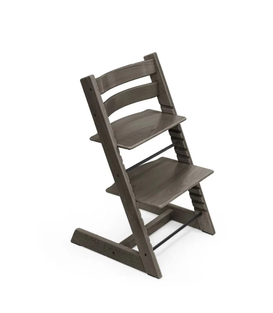 Stokke Tripp Trapp High Chair - Hazy Grey | Adjustable, Ergonomic Baby & Toddler Chair | Scandinavian Design