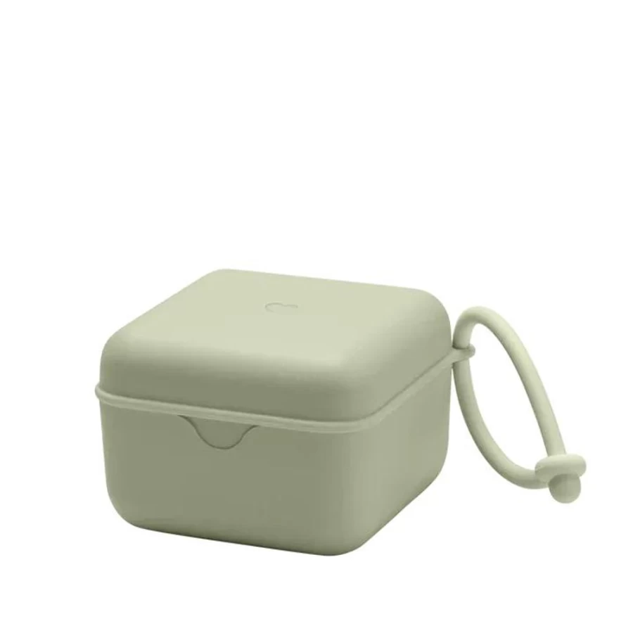 BIBS Sage Pacifier Holder Box - Durable Baby Essentials for Secure Storage
