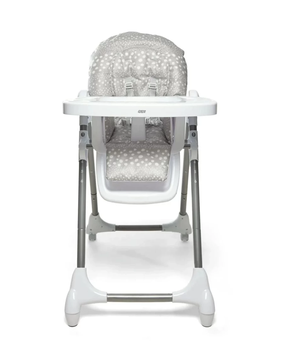 Mamas and Papas Snax Highchair - Modern Grey Spot Design for Babies and Toddlers