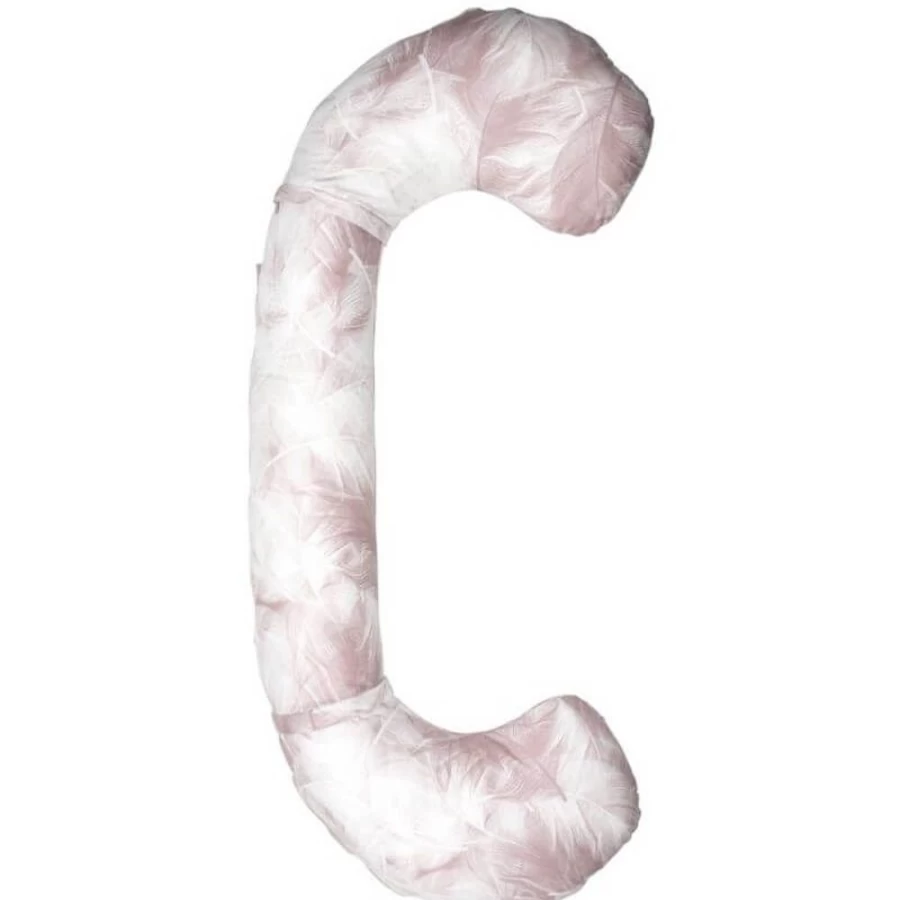 BellaMoon 3-In-1 Pregnancy Pillow, Nursing Pillow & Maternity Support - Feather Nest Comfort for Moms