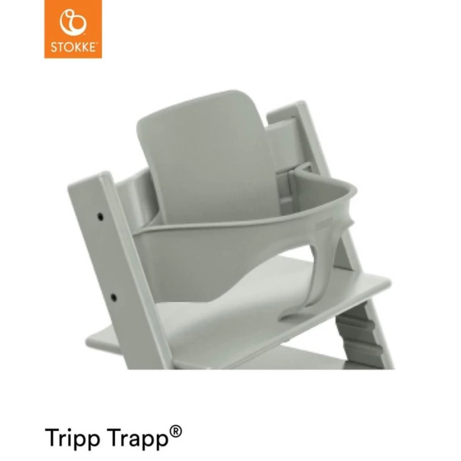 Stokke Tripp Trapp Babyset in Glacier Green – Adjustable High Chair Accessory for Babies