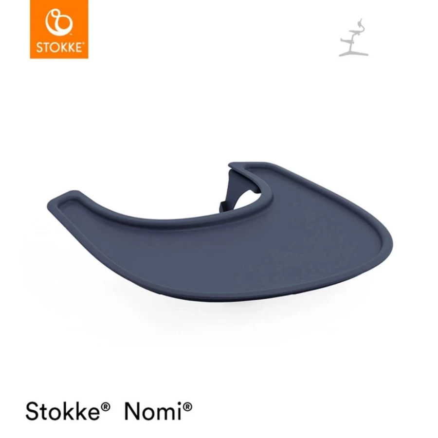 Stokke Nomi® High Chair Tray - Navy Blue Feeding Tray for Stokke Tripp Trapp Chair