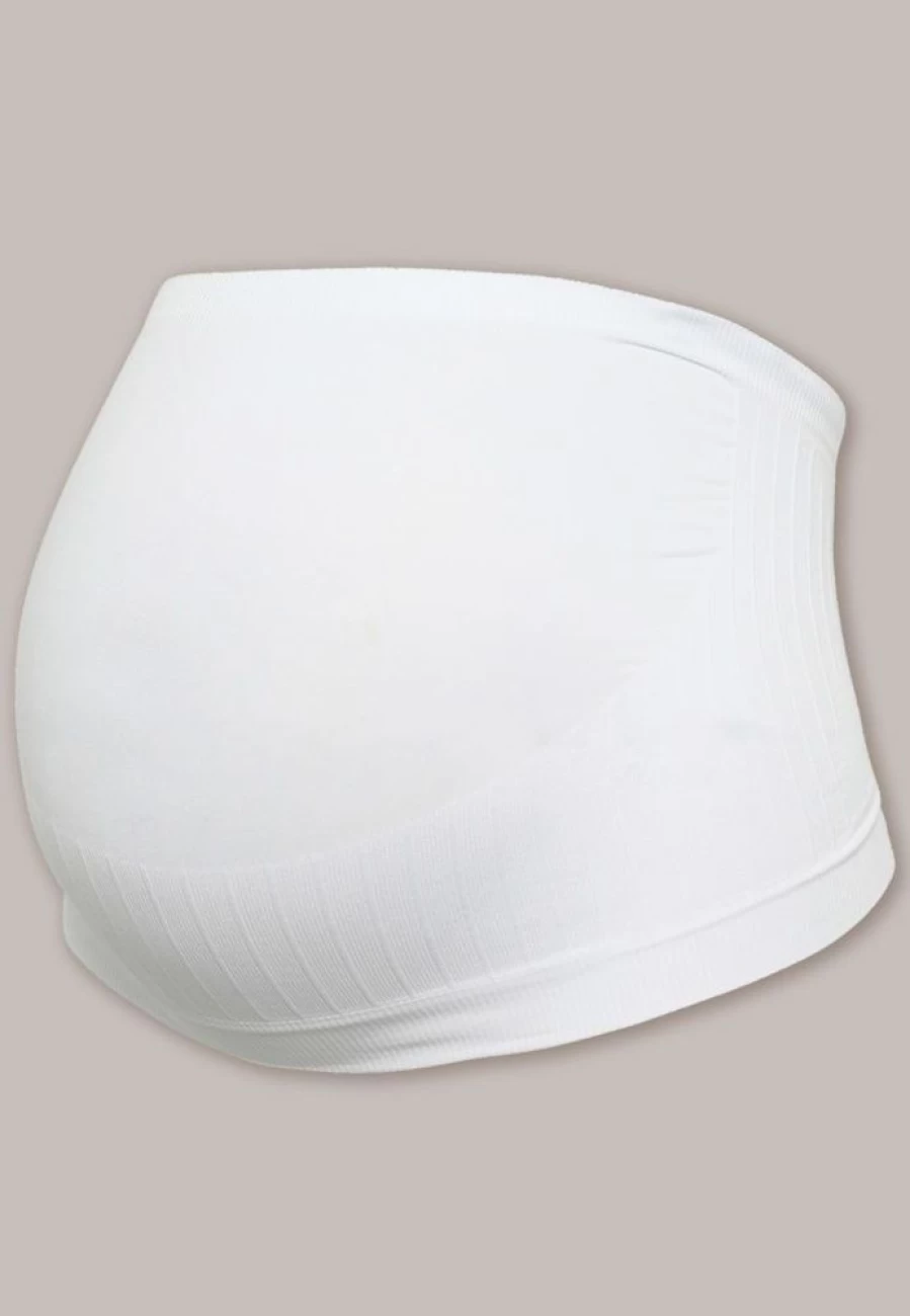 Carriwell Maternity Support Band - Medium Size, White for Pregnancy Comfort & Belly Support