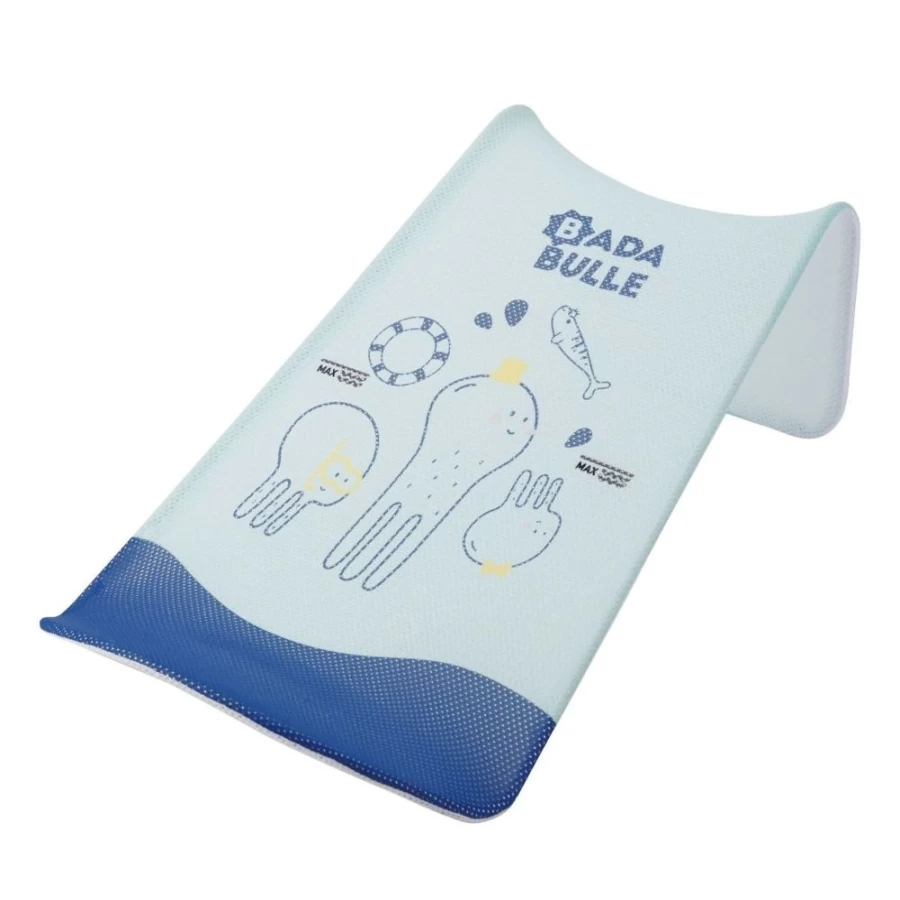 Badabulle Baby Bath Hammock - Soft Nautical-Themed Infant Bathtub Support for Safe & Comfortable Bathing