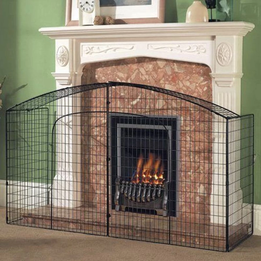 Babylo Premier Fireguard 133cm - Safety Baby Fire Guard with Heat-Resistant Barrier for Home Protection