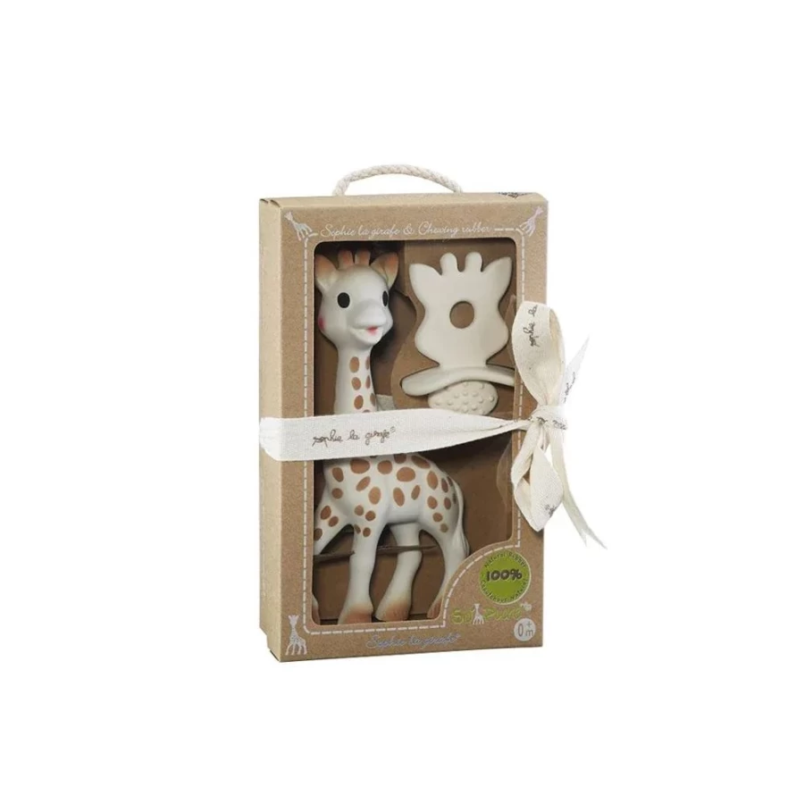 Sophie Giraffe Teether Set - Natural Baby Teething Toy by Sophie La Girafe