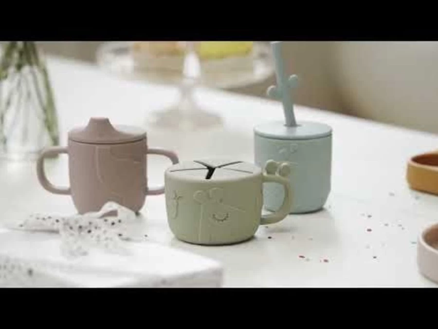 Done by Deer Peekaboo Silicone Straws 5-Pack - Reusable, BPA-Free, Dishwasher Safe, Fun Colors for Kids