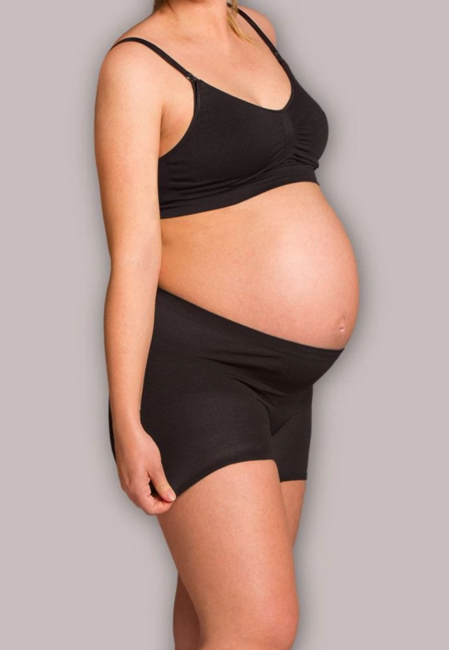 Carriwell Postpartum Underwear 2-Pack - Black Maternity & Hospital Panties for Women