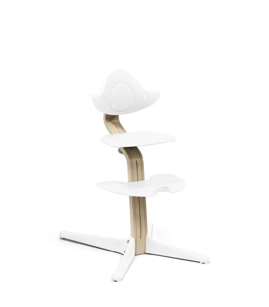 Stokke Nomi Chair - Natural White Ergonomic High Chair for Babies and Toddlers