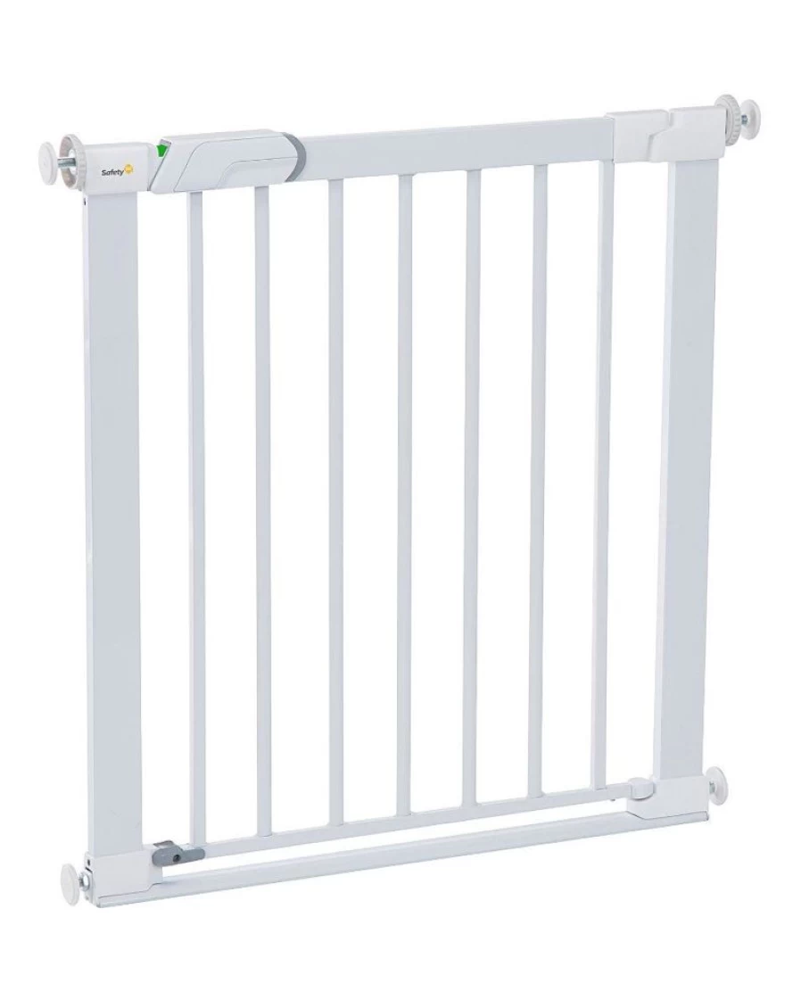 Safety 1st Flat Step Metal Safety Gate – Sturdy Child & Pet Barrier for Doorways & Stairs