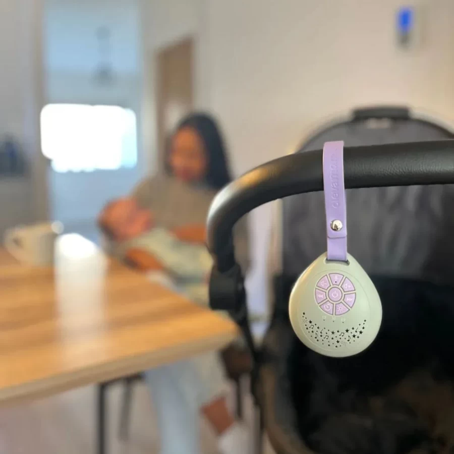 Clevamama Sound To Sleep - Portable White Noise Machine for Babies & Adults, Travel-Friendly Sleep Aid