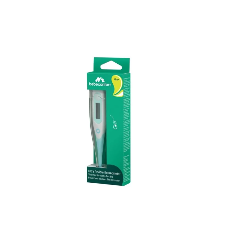 Bebe Confort Ultra Fast Flexible Digital Thermometer - Accurate & Easy-to-Use Baby Thermometer in White