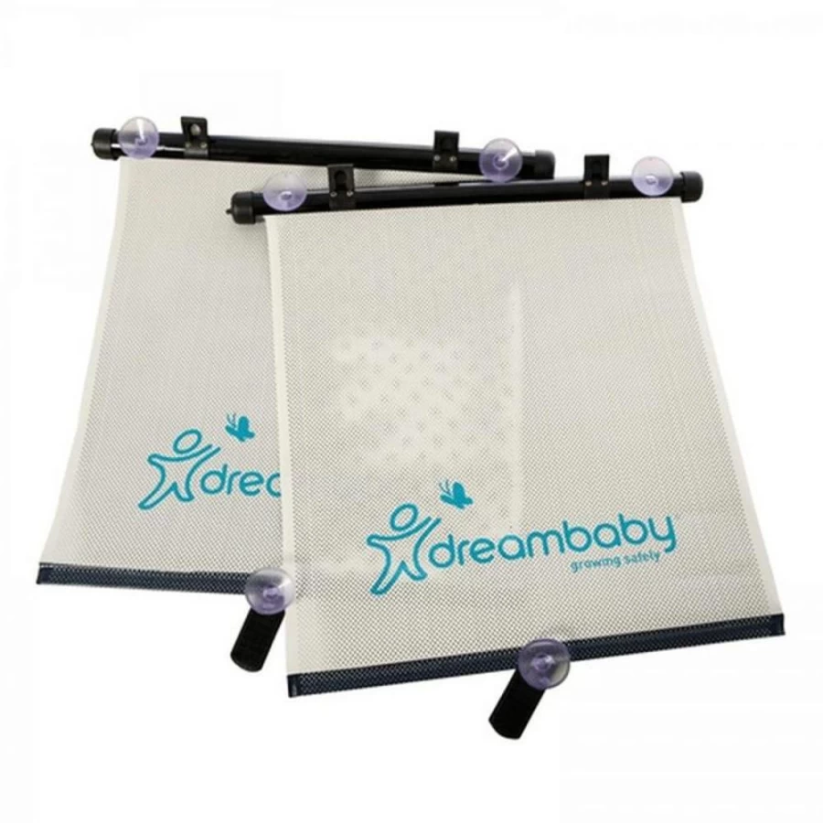 Dreambaby Car Window Shades 2 Pack – UV Protection Sun Shade for Baby & Kids – Universal Fit Vehicle Side Window Covers