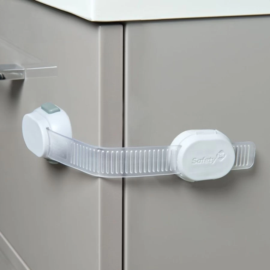 Safety 1st Childproof Multi-Purpose Cabinet & Drawer Lock (6-Pack) – Secure Baby Safety Locks for Home