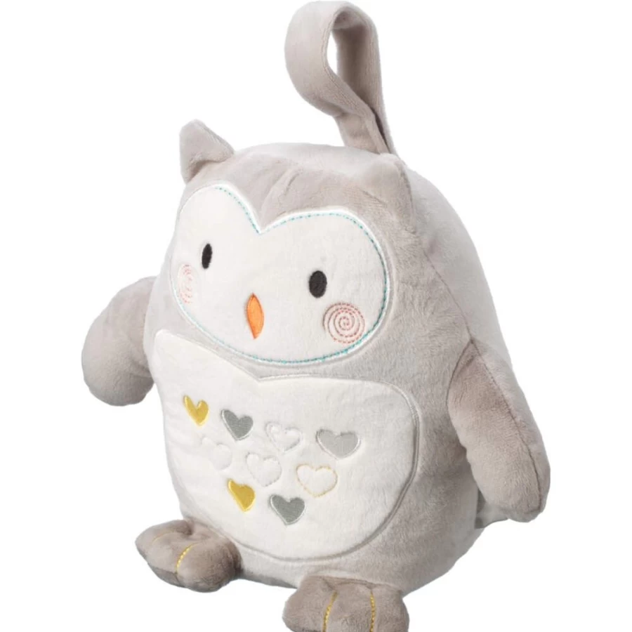 Gro Grobags Ollie The Owl Rechargeable Night Light with USB Sound Machine for Kids