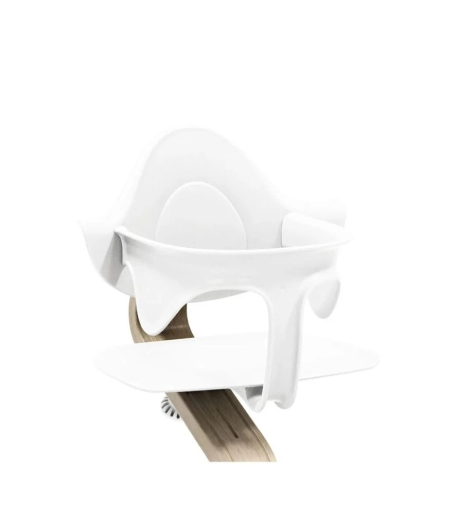 Stokke Nomi® White Baby Set - Modern High Chair & Feeding Accessories
