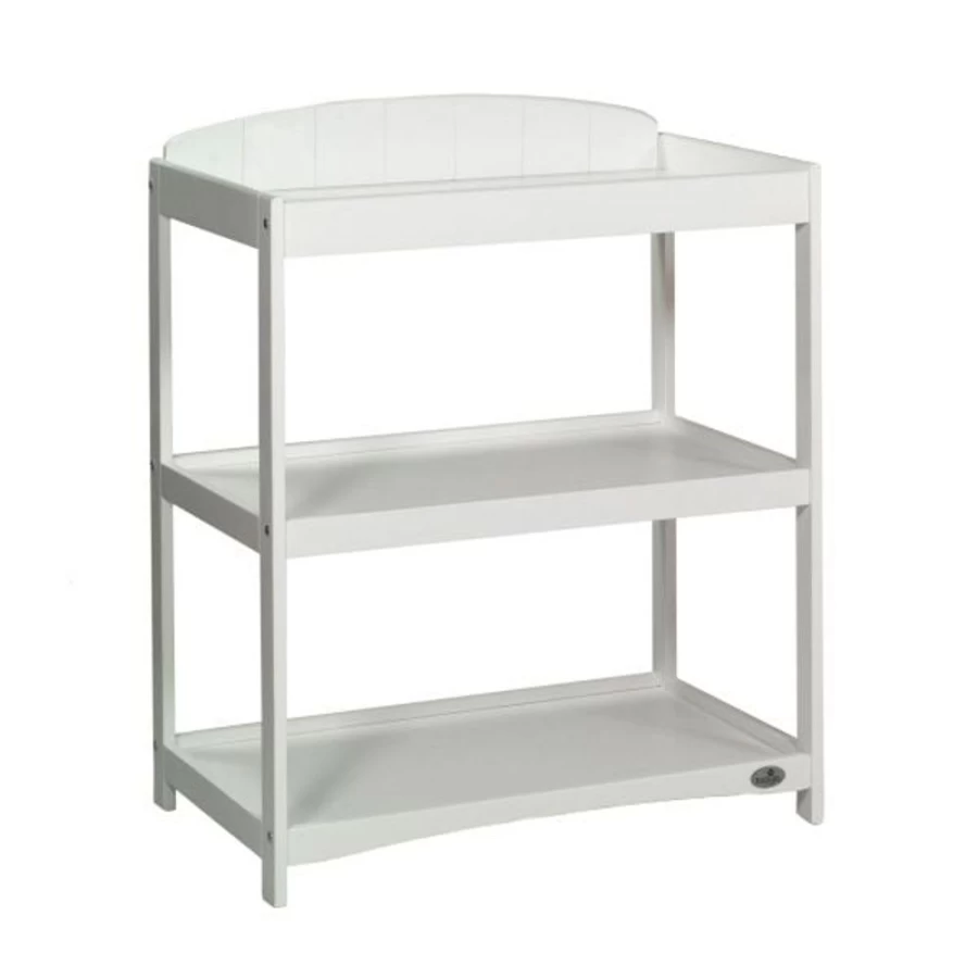 Babylo Sienna White Baby Changing Table - Portable and Stylish Nursery Essential