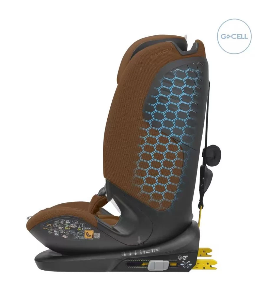 Maxi Cosi Titan Pro2 i-Size Car Seat - Cognac Brown, Safe & Comfortable for Kids